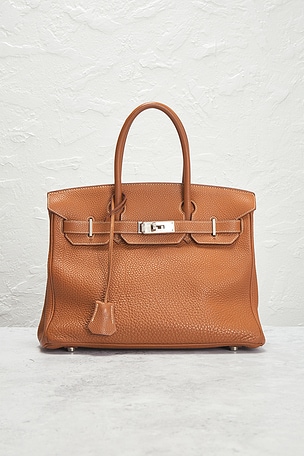 FWRD Renew Hermes Togo Birkin 30 Handbag in Brown