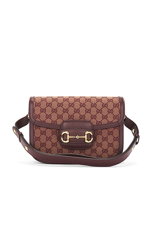 Gucci GG Horsebit Shoulder Bag FWRD Renew