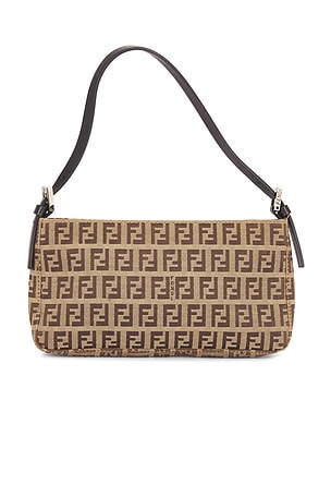 Fendi Zucchino Baguette Shoulder Bag FWRD Renew