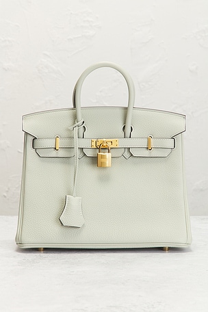 FWRD Renew Hermes Togo Birkin 25 Handbag in Grey