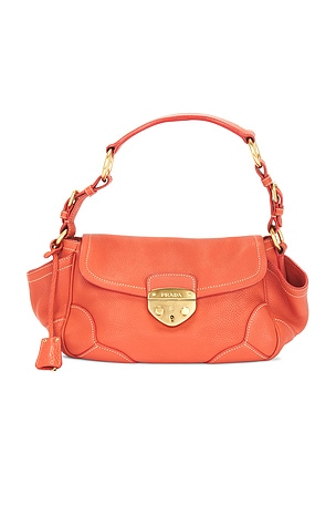 Prada Leather Shoulder Bag FWRD Renew