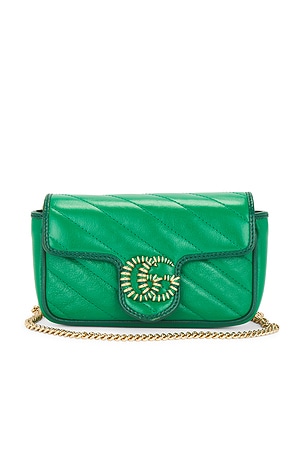 Gucci GG Marmont Leather Shoulder Bag FWRD Renew