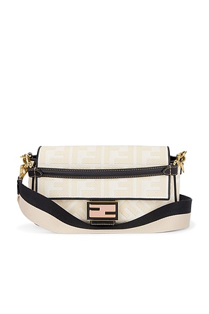 Fendi Zucca Baguette Shoulder Bag FWRD Renew