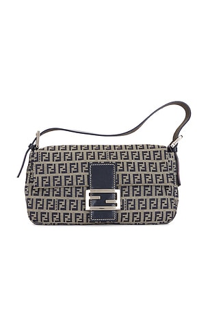 Fendi Zucchino Mama Baguette Shoulder Bag FWRD Renew