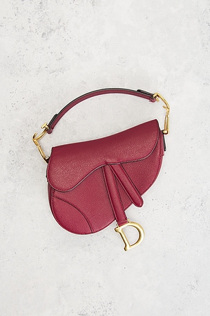 FWRD Renew Dior Mini Saddle Bag
