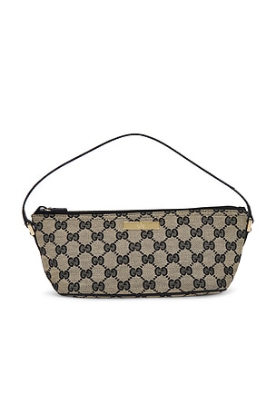 Gucci GG Canvas Pouch Bag FWRD Renew