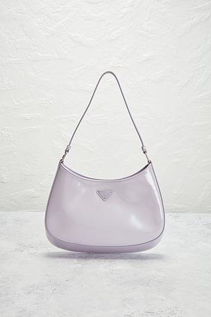 FWRD Renew Prada Cleo Shoulder Bag in Lavender