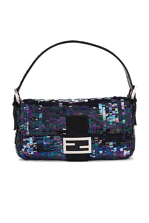 Fendi Beaded Baguette Shoulder Bag FWRD Renew