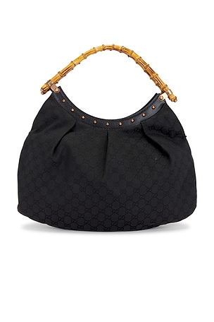 Gucci Studded Bamboo Hobo Bag FWRD Renew