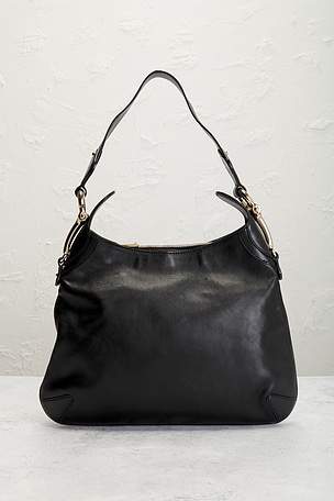 FWRD Renew Gucci Horsebit 1955 Shoulder Bag in Black