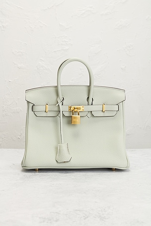 FWRD Renew Hermes Clemence Birkin 25 Handbag