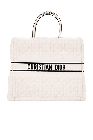 Dior Cannage Book Tote Bag FWRD Renew