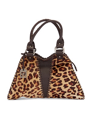 Fendi Ponyhair Devil Trapezio Handbag FWRD Renew