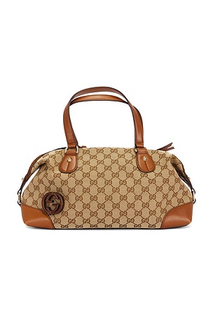 Gucci GG Brick Lane Boston Bag FWRD Renew