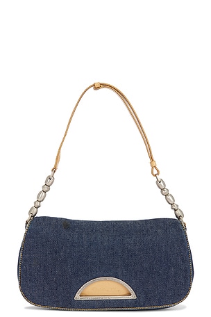 Dior Denim Maris Pearl Shoulder Bag FWRD Renew