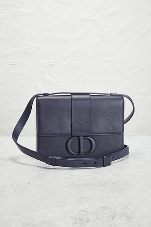 FWRD Renew Dior 30 Montaigne Shoulder Bag in Blue