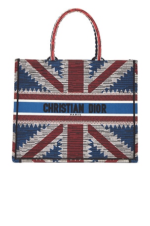 Dior Union Jack Book Tote Bag FWRD Renew