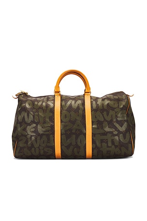 Louis Vuitton X Stephen Sprouse Graffiti Keepall 50 Handbag FWRD Renew