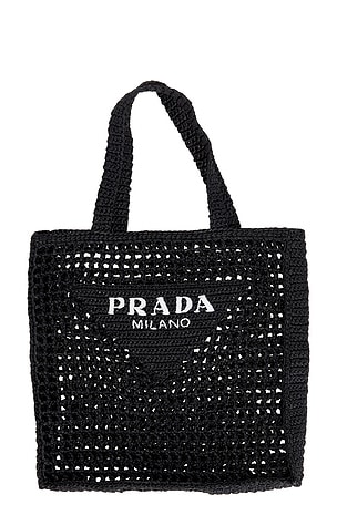 Prada Raffia Tote Bag FWRD Renew