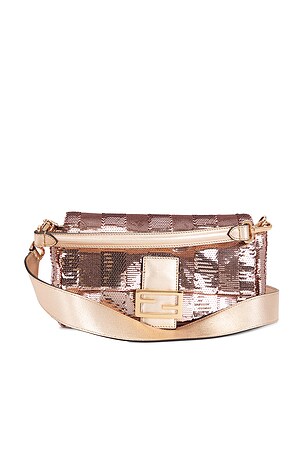 Fendi Sequin Mama Baguette Shoulder Bag FWRD Renew