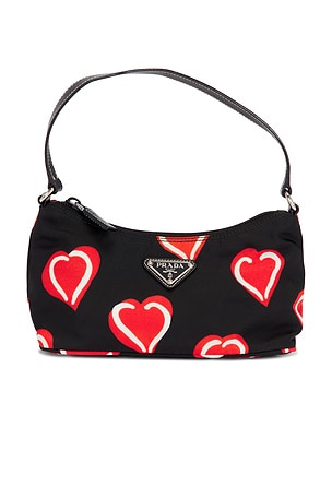 Prada Nylon Heart Shoulder Bag FWRD Renew