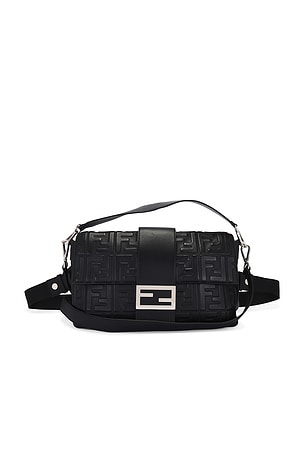 Fendi Zucca Baguette Shoulder Bag FWRD Renew