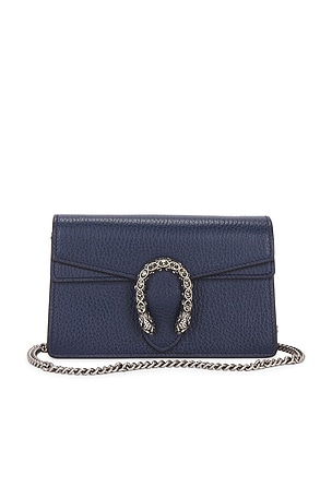 Gucci Dionysus Shoulder Bag in Navy FWRD Renew