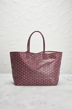 FWRD Renew Goyard Saint Louis PM Tote Bag in Burgundy