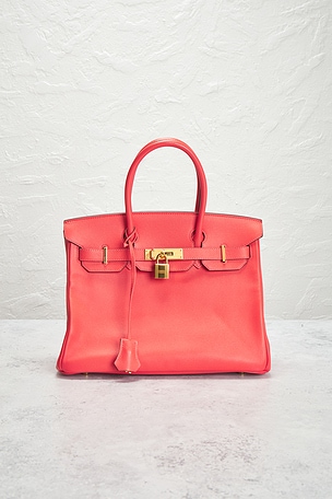 FWRD Renew Hermes Epsom Birkin 30 Handbag in Coral