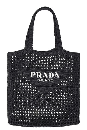 Prada Raffia Tote Bag FWRD Renew