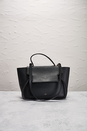 FWRD Renew Celine Mini Belt Bag in Black