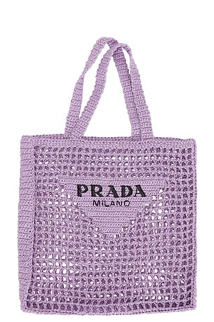 Prada Raffia Tote Bag FWRD Renew