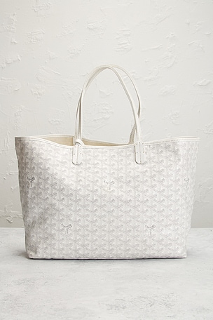 FWRD Renew Goyard Saint Louis PM Tote Bag in White