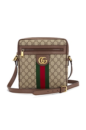 Gucci GG Supreme Ophidia Messenger Bag FWRD Renew