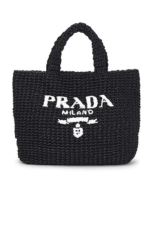 Prada Raffia Tote Bag FWRD Renew