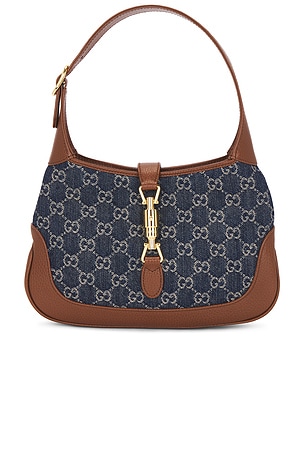 Gucci Denim Jackie Hobo Bag FWRD Renew