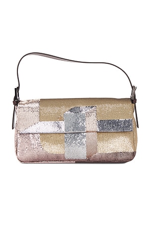 Fendi Sequin Mama Baguette Shoulder Bag FWRD Renew