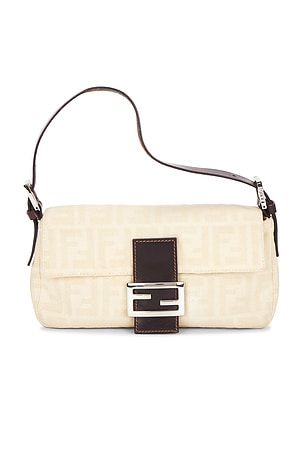 Fendi Zucca Baguette Shoulder Bag FWRD Renew