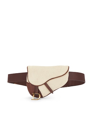 Dior Vintage Saddle Waist Bag FWRD Renew