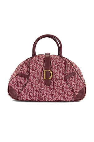 Dior Diorissimo Double Saddle Bowler Bag FWRD Renew