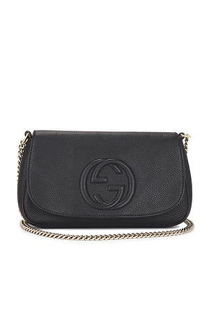 Gucci Soho Flap Crossbody Bag FWRD Renew