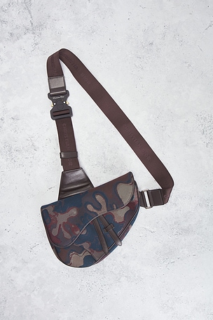 FWRD Renew Dior Camouflage Saddle Bag