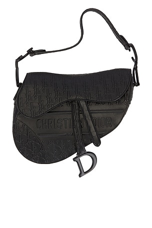 Dior Embossed Saddle Bag FWRD Renew