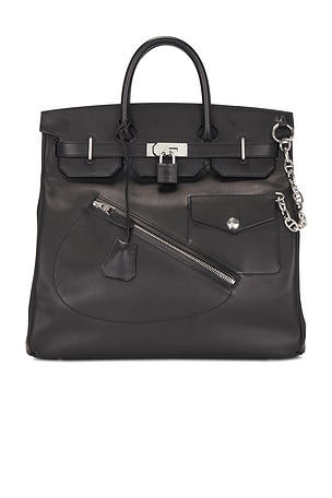 Hermes Limited Edition Evergrain Haut A Courroies Rock Birkin 40 Handbag FWRD Renew