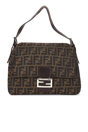 Fendi Zucca Mama Baguette Shoulder Bag FWRD Renew