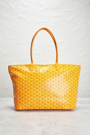 FWRD Renew Goyard Artois MM Tote Bag in Yellow
