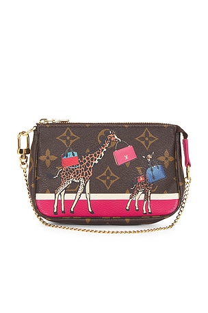 Louis Vuitton Monogram Christmas Animation Mini Pochette Accessoires Shoulder Bag FWRD Renew