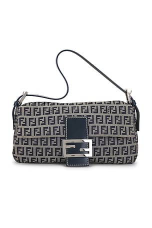 Fendi Zucchino Baguette Shoulder Bag FWRD Renew