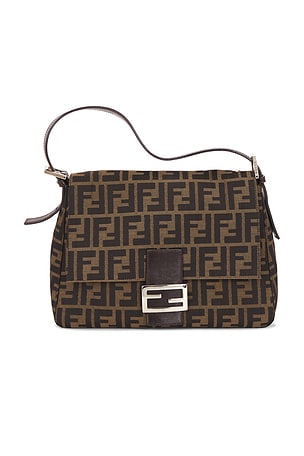 Fendi Zucca Mama Baguette Shoulder Bag FWRD Renew