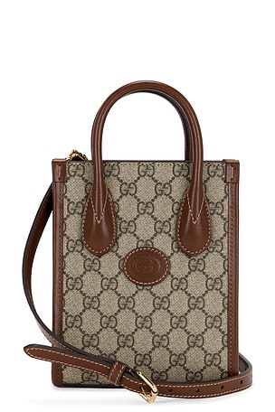 Gucci Retro Interlocking G Mini Tote Bag FWRD Renew